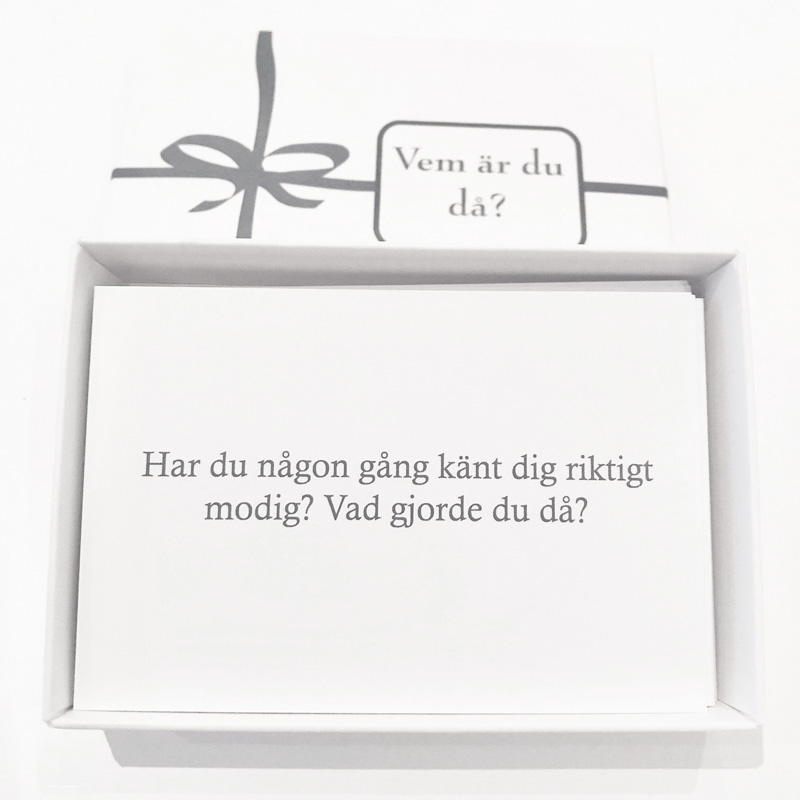 Vem är du då? - Presentask för att lära känna varandra